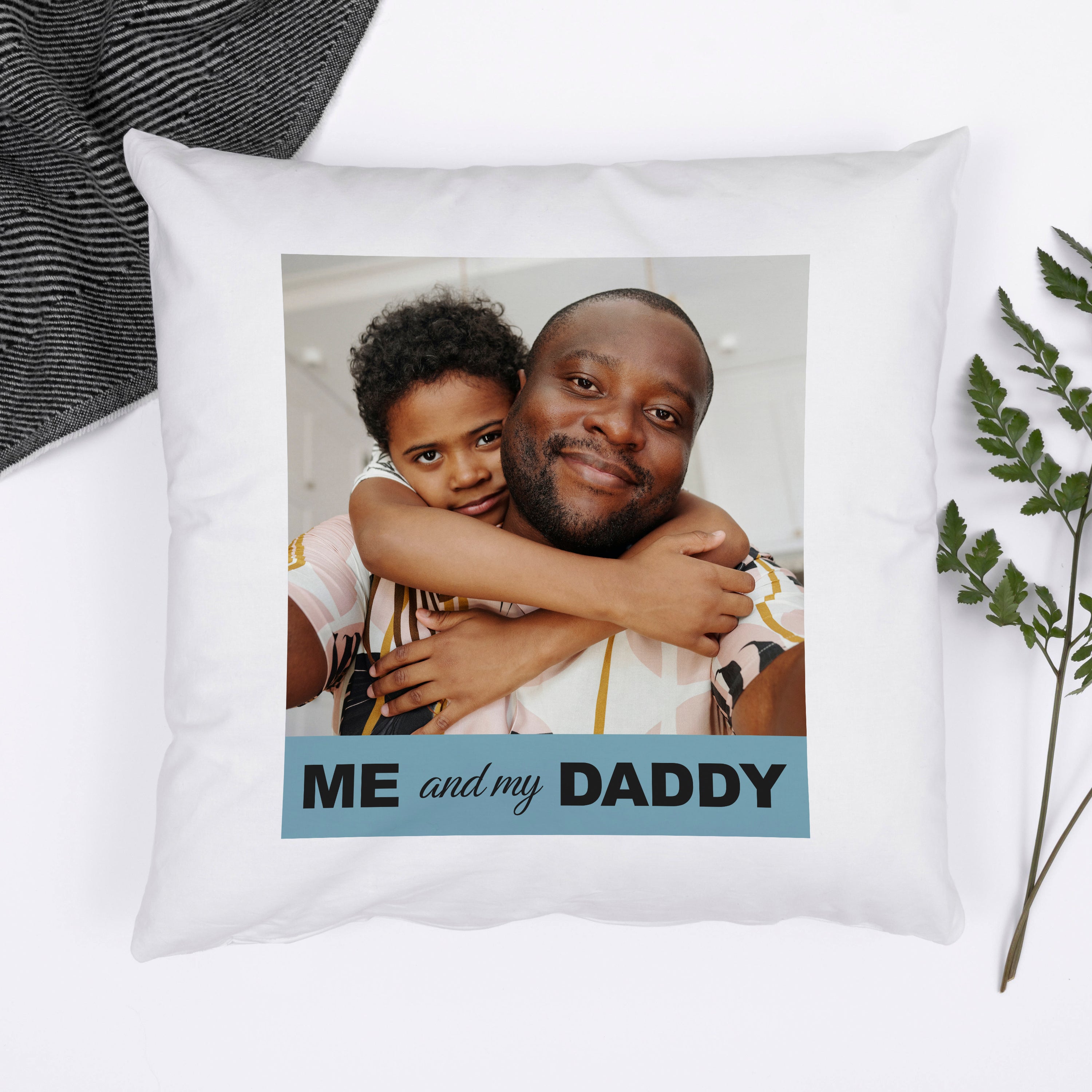 Dad's Personalised Photo Cushion Cover