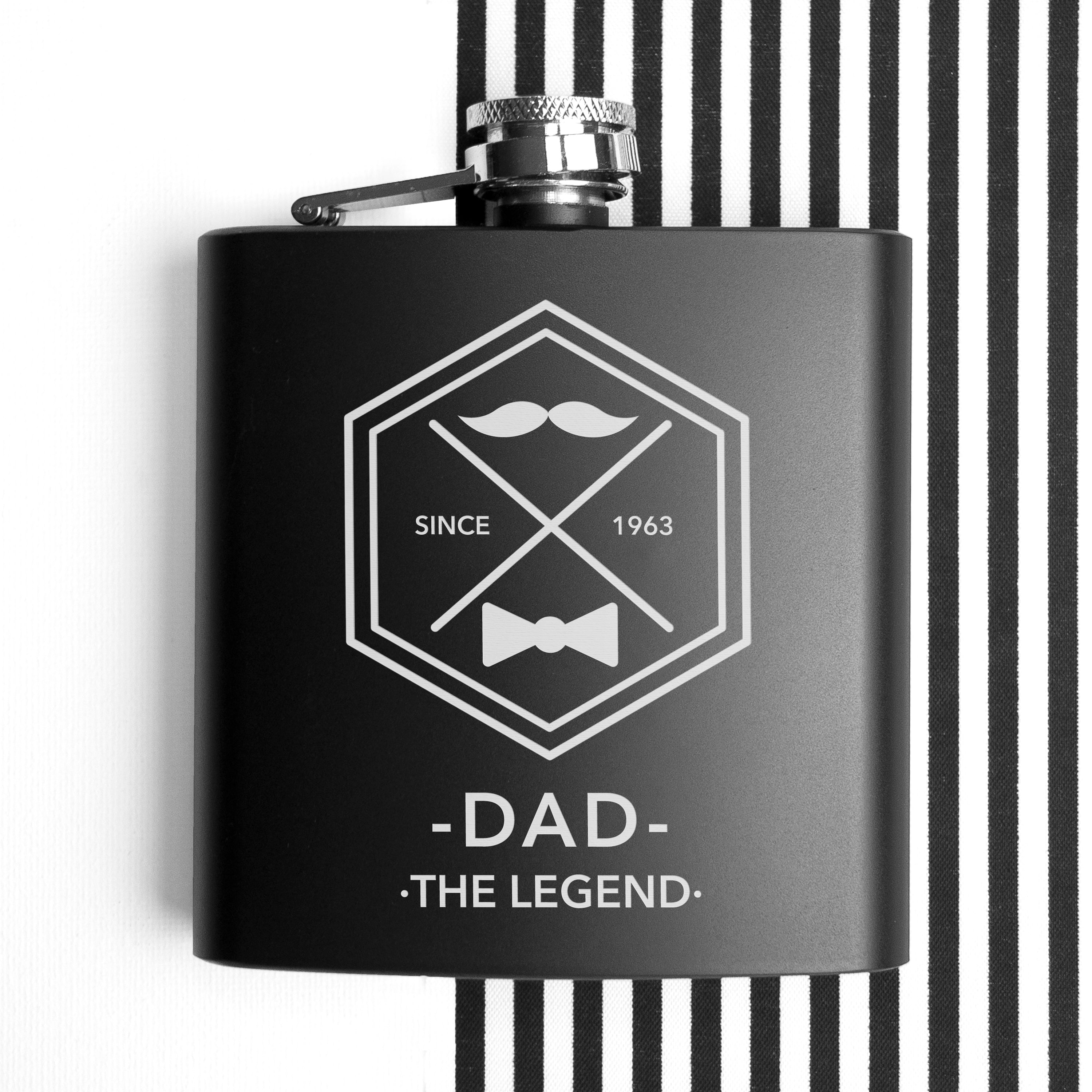 Personalised Men€™s Legend Hip Flask