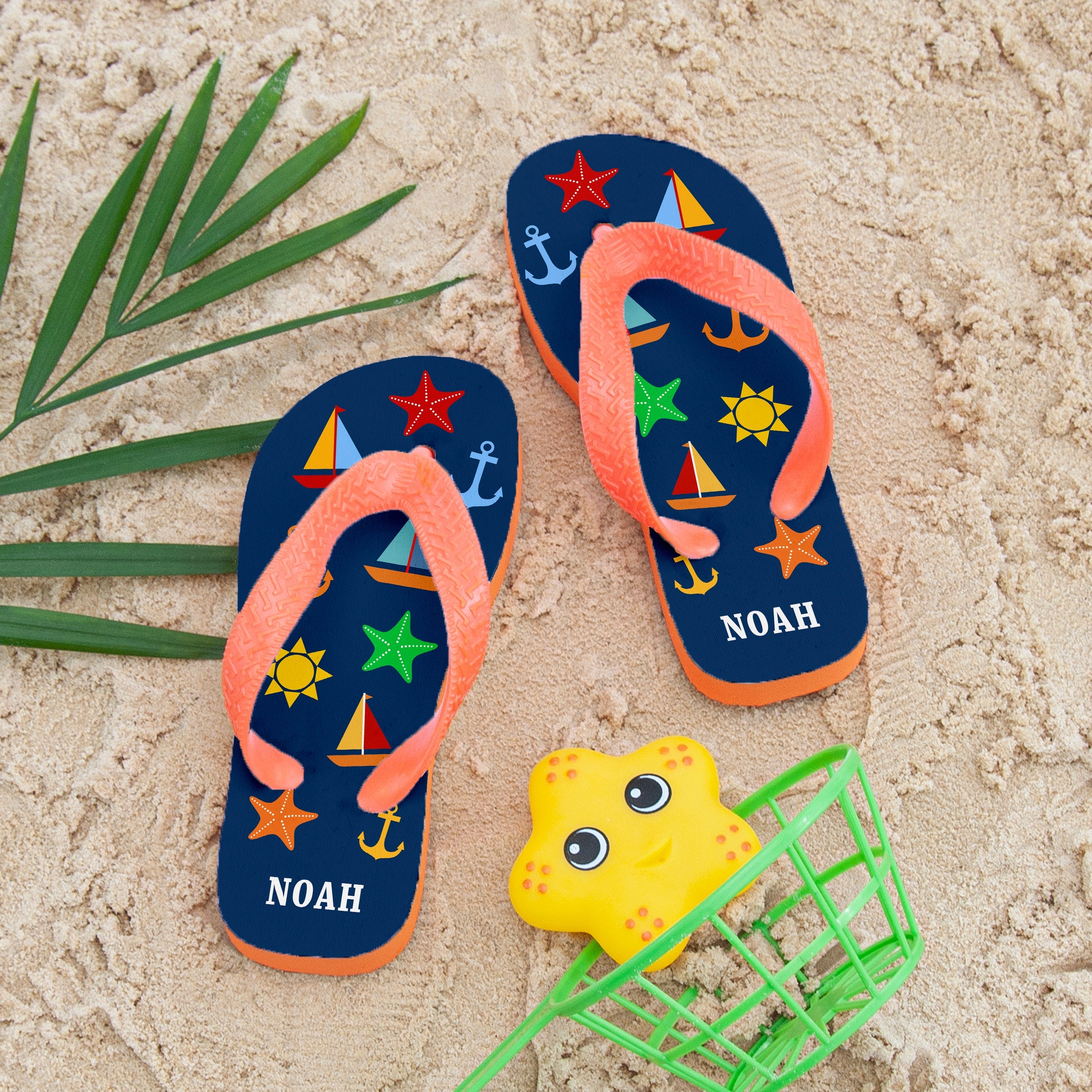 Personalised Kid€™s Beach Flip Flops