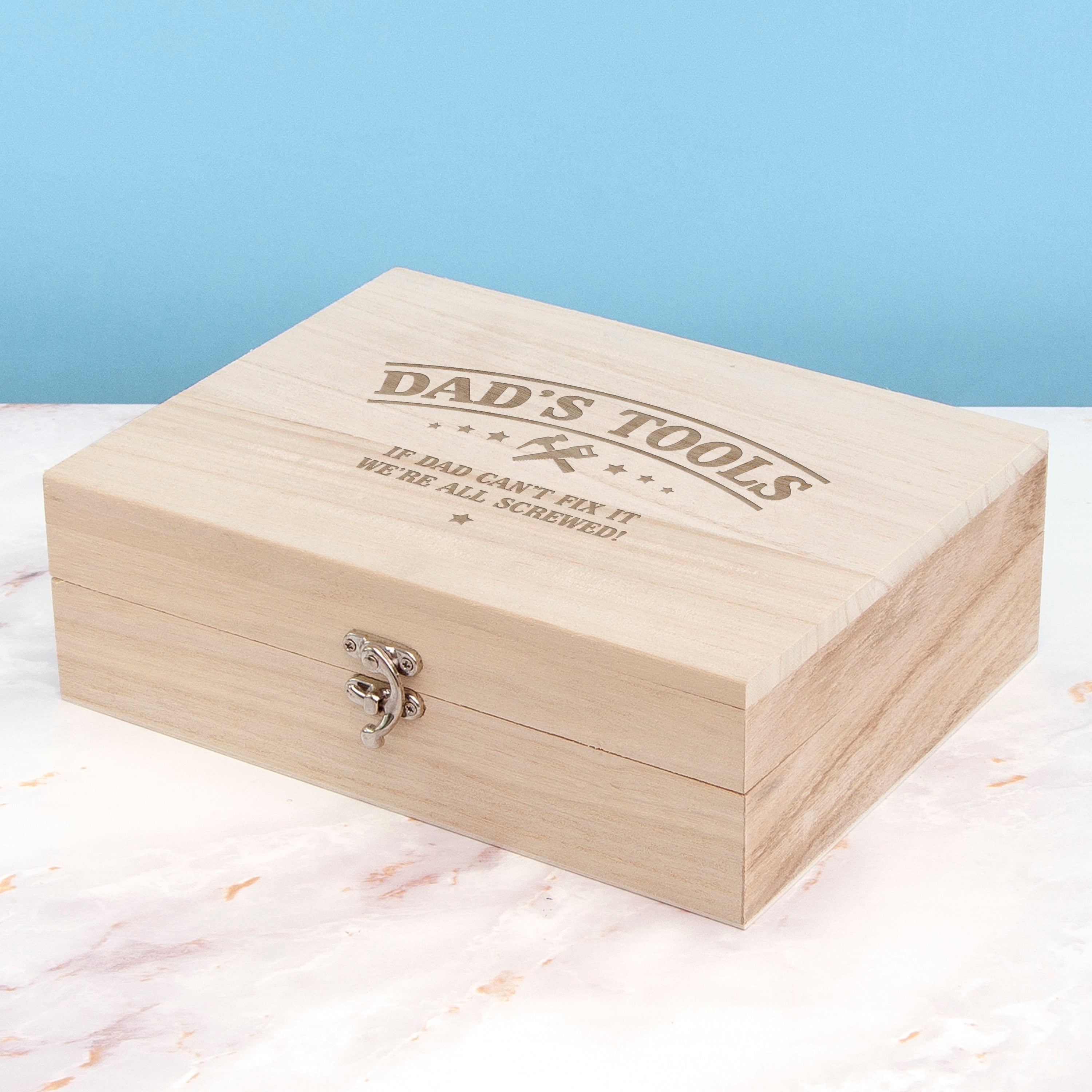 Personalised He Can Fix Anything Tool Box