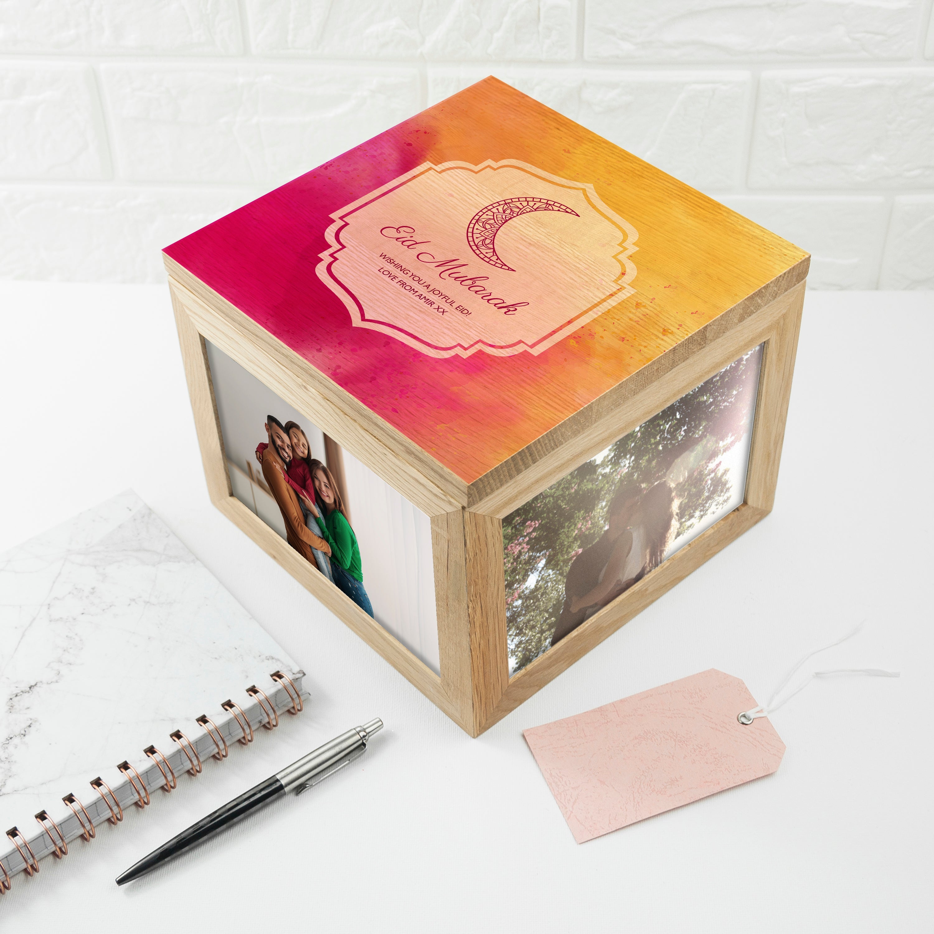 Personalised Eid Mubarak Keepsake Box