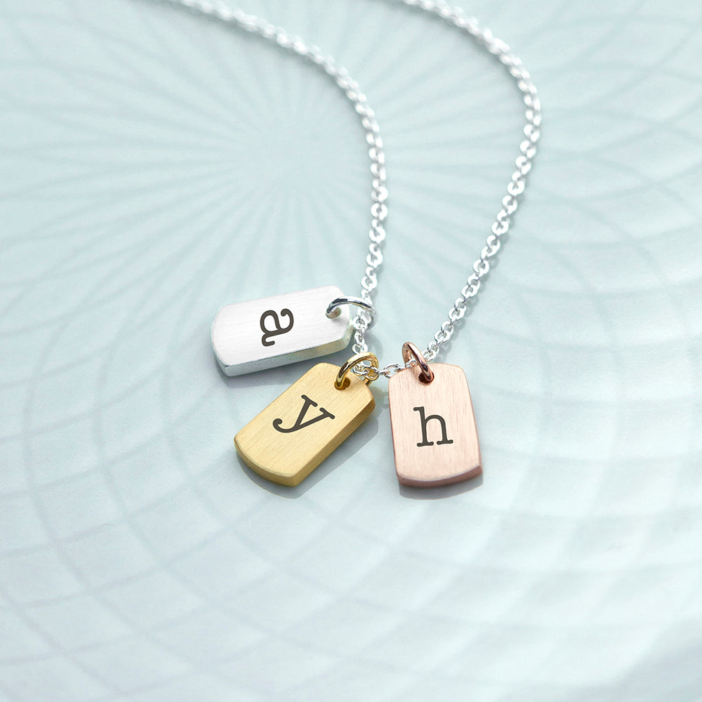 Personalised My Family Mini Tags Necklace