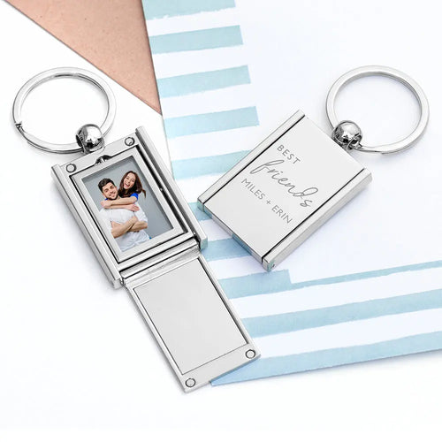 Personalised Best Friends Frame Keyring Spesh Gifts