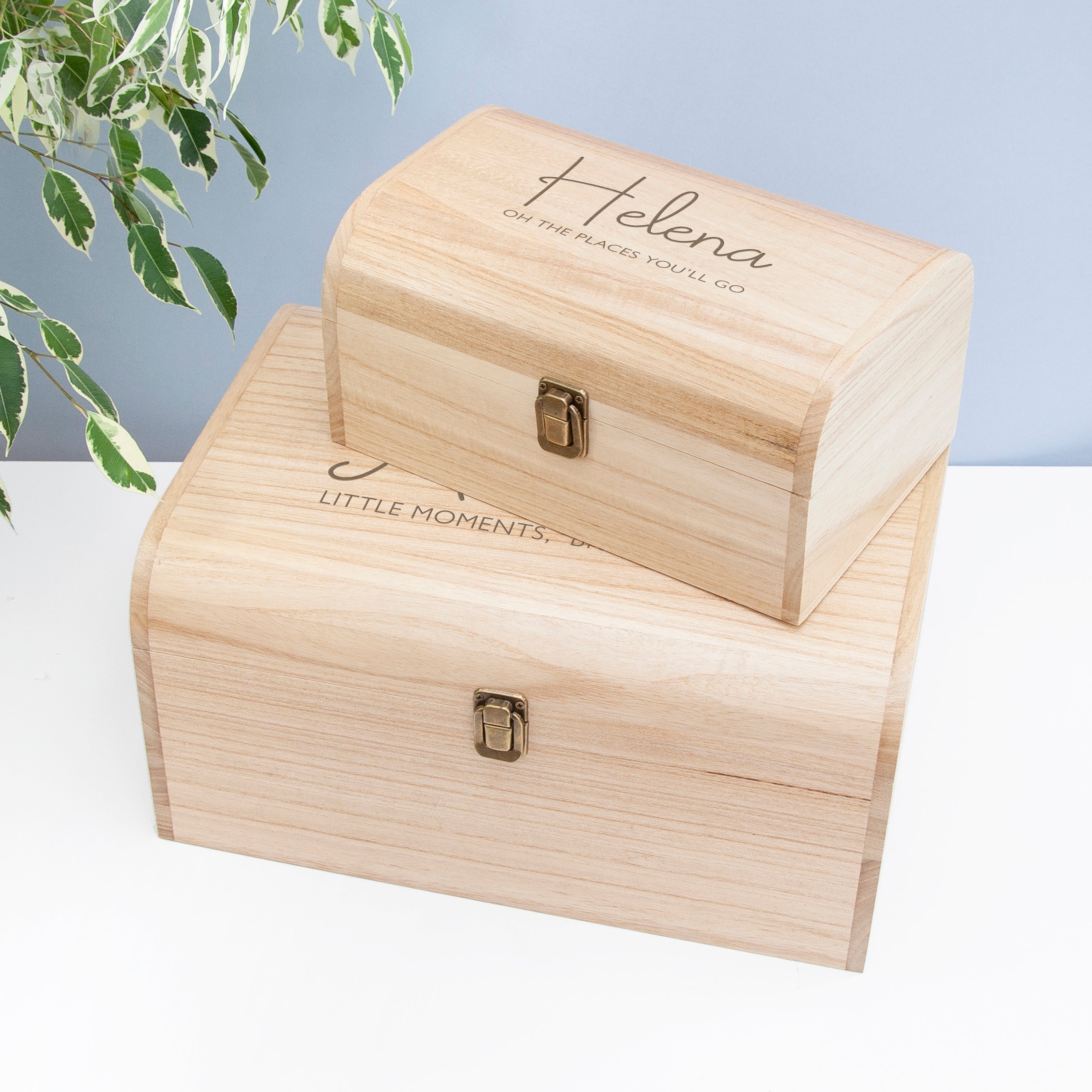 Personalised Kids Special Message Keepsake Chest