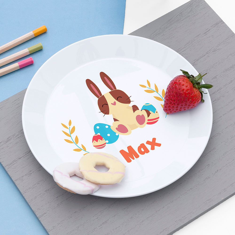 Personalised Children's Eater Bunny Plate