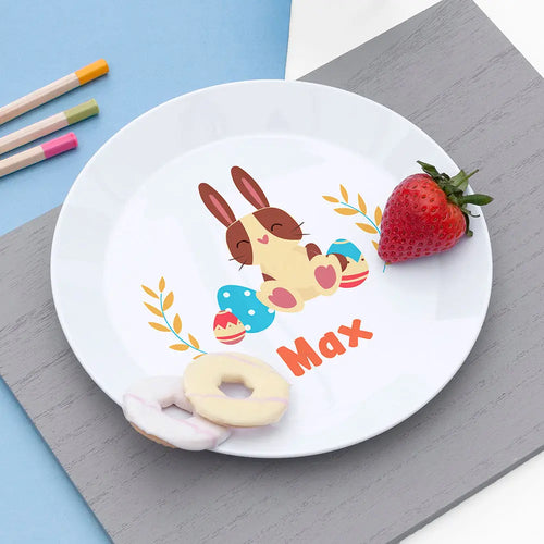 Personalised Children's Eater Bunny Plate Spesh Gifts