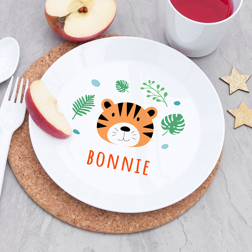 Personalised Children's Jungle Animal Plate