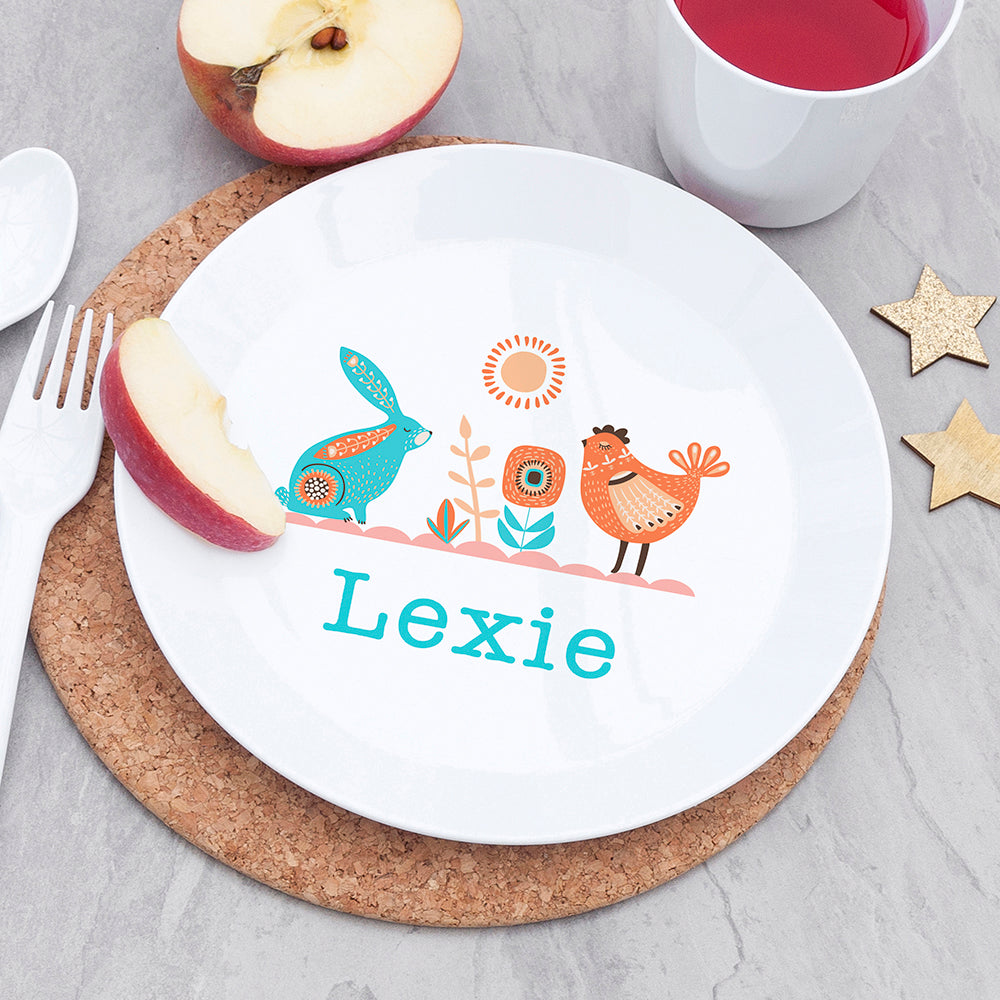 Personalised Children's Scandi Summer Plate