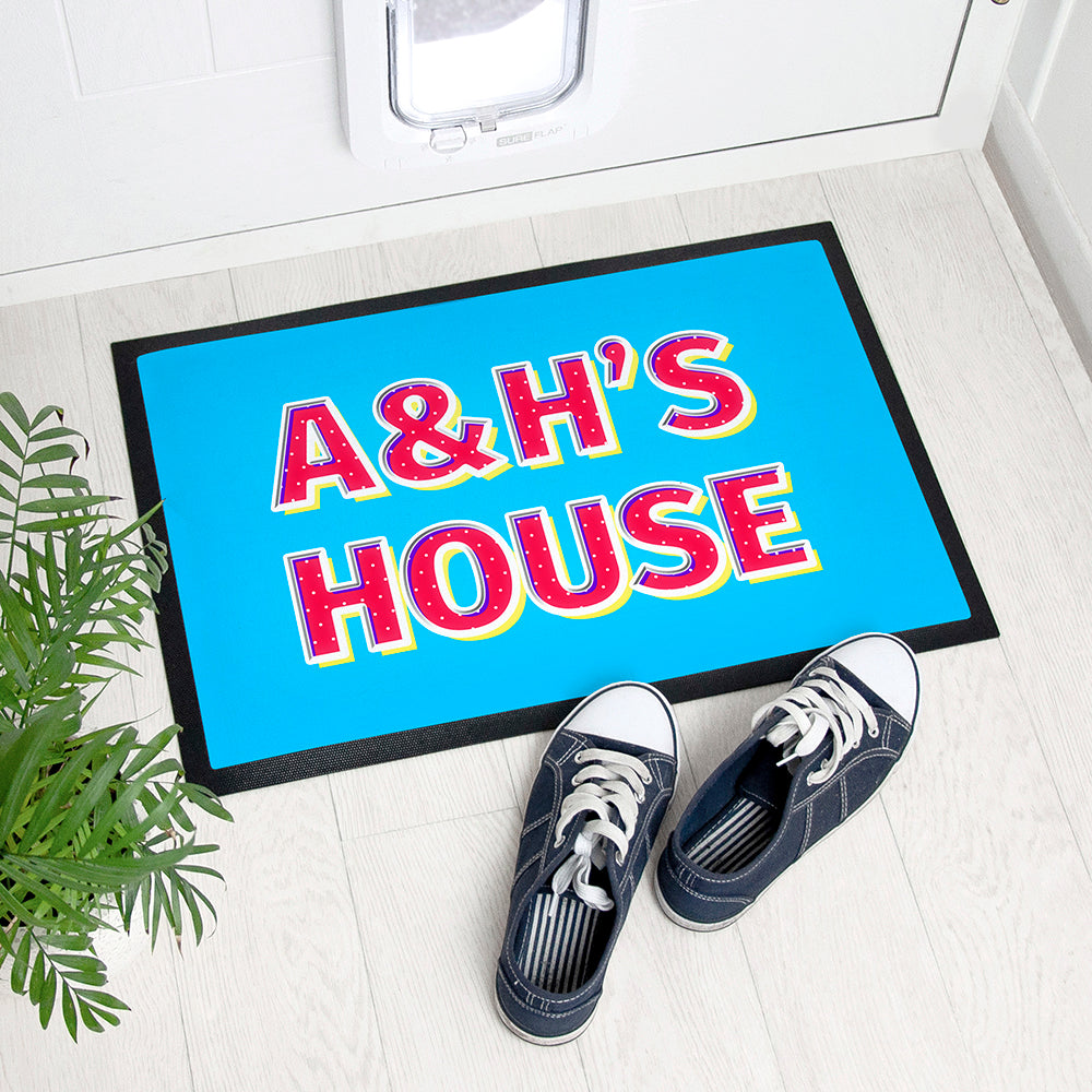Personalised Pop Art Indoor Doormat