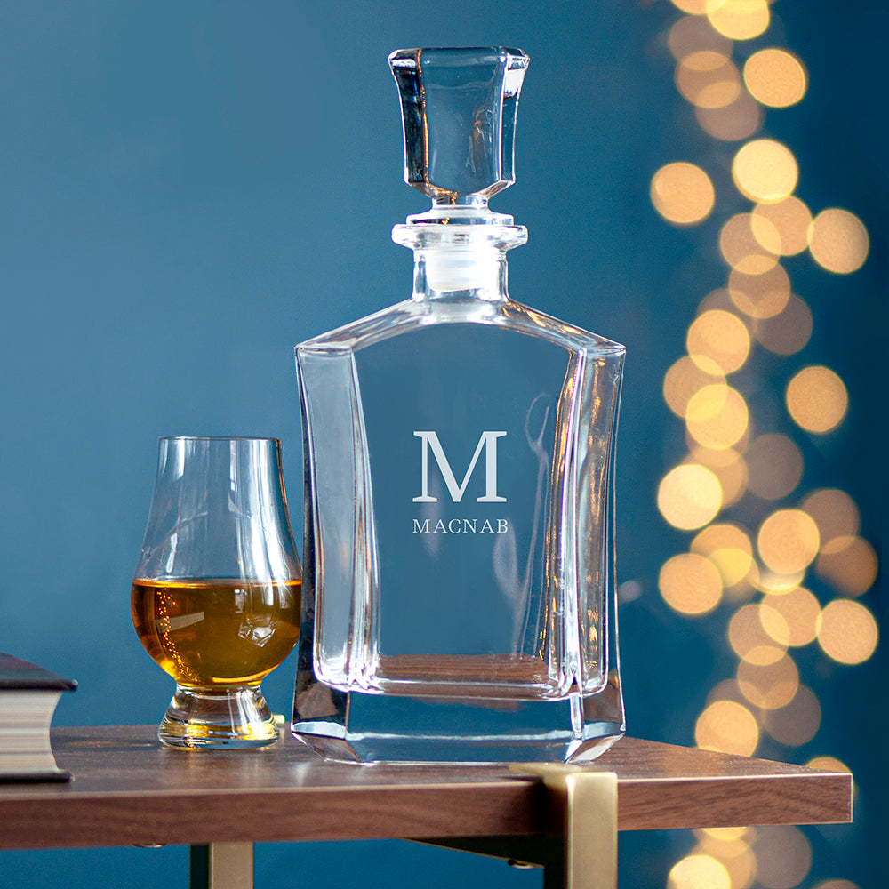 Personalised Luxury Monogram Decanter