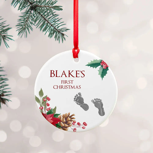 Personalised Baby's First Christmas Ornament Spesh Gifts