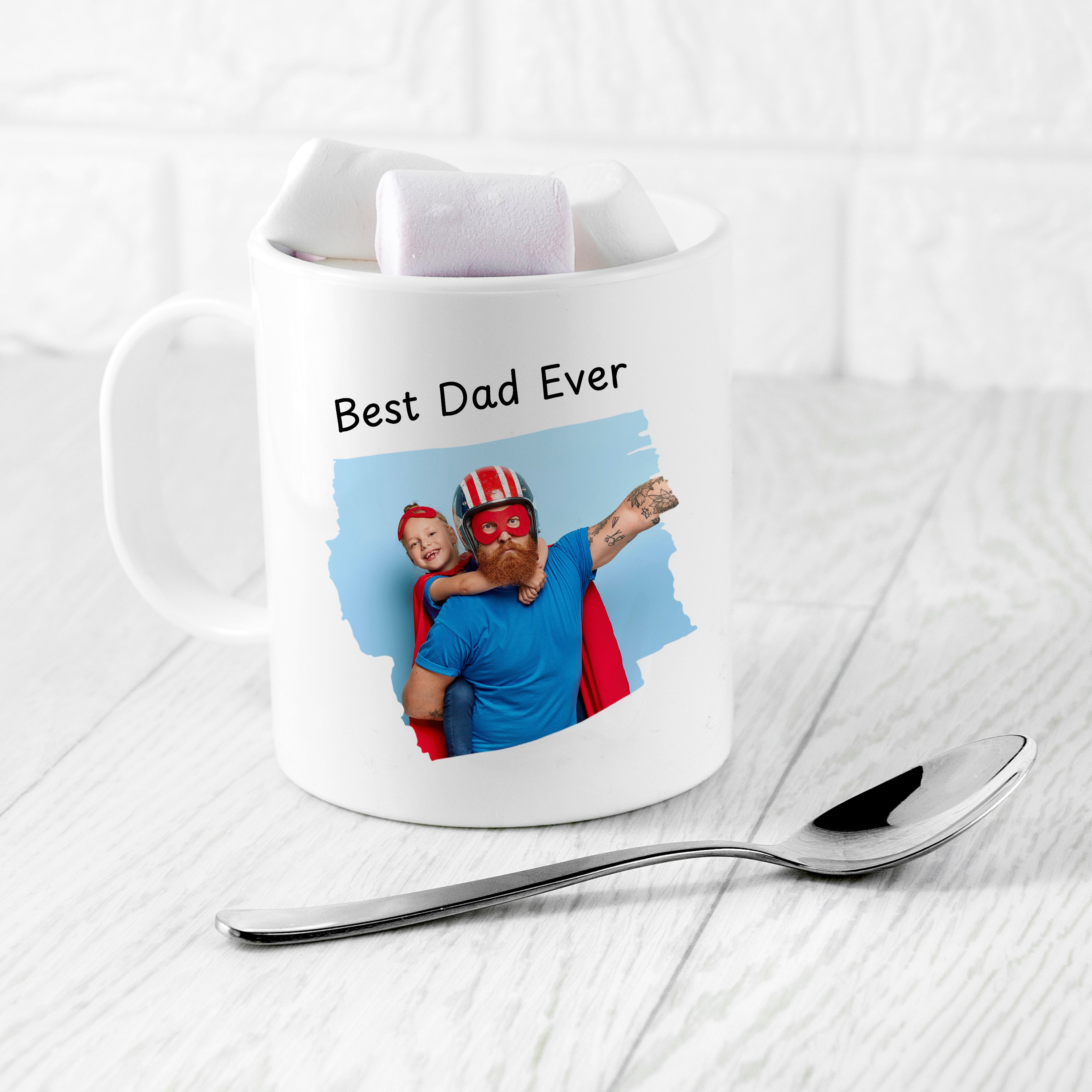 Personalised Father€™s Day Photo Polymer Mug