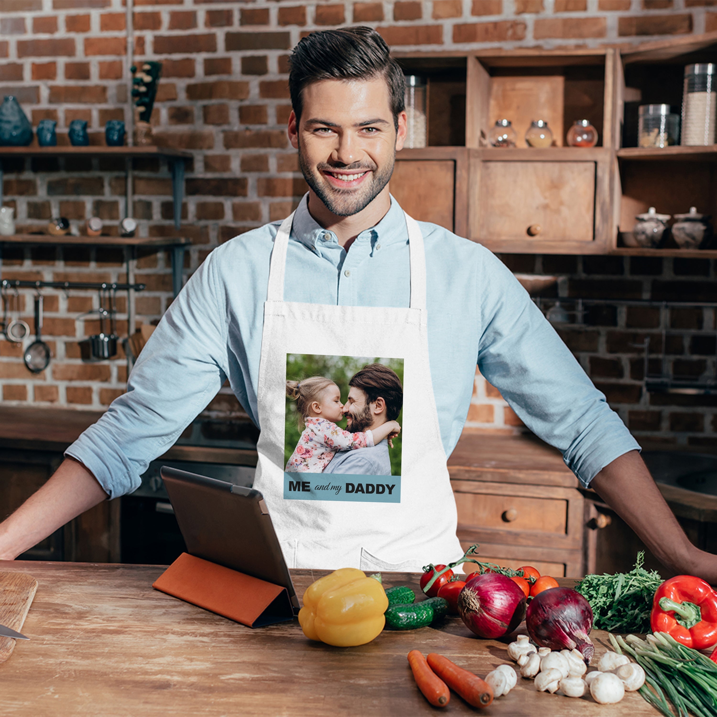 Personalised Dad€™s Photo Apron