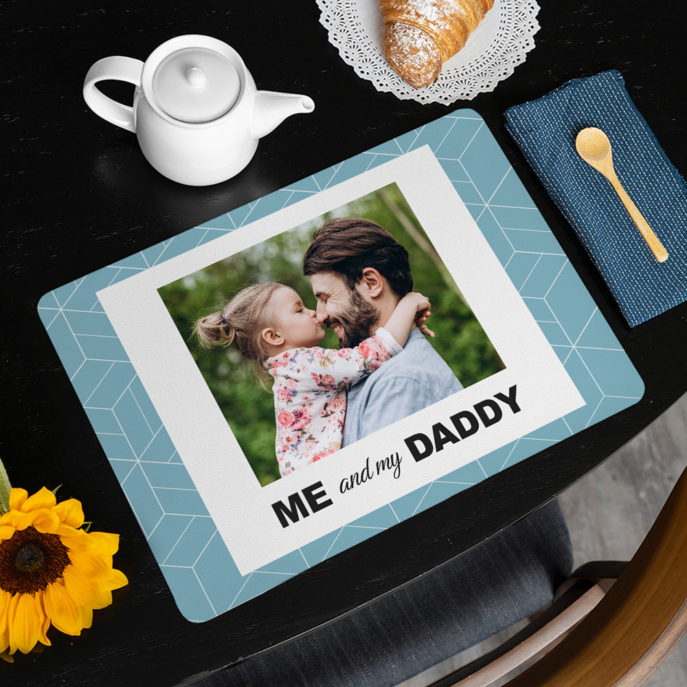 Dad's Personalised Photo Placemat