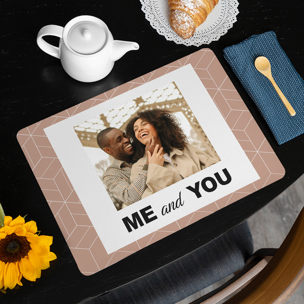 Personalised Couple€™s Photo Placemat