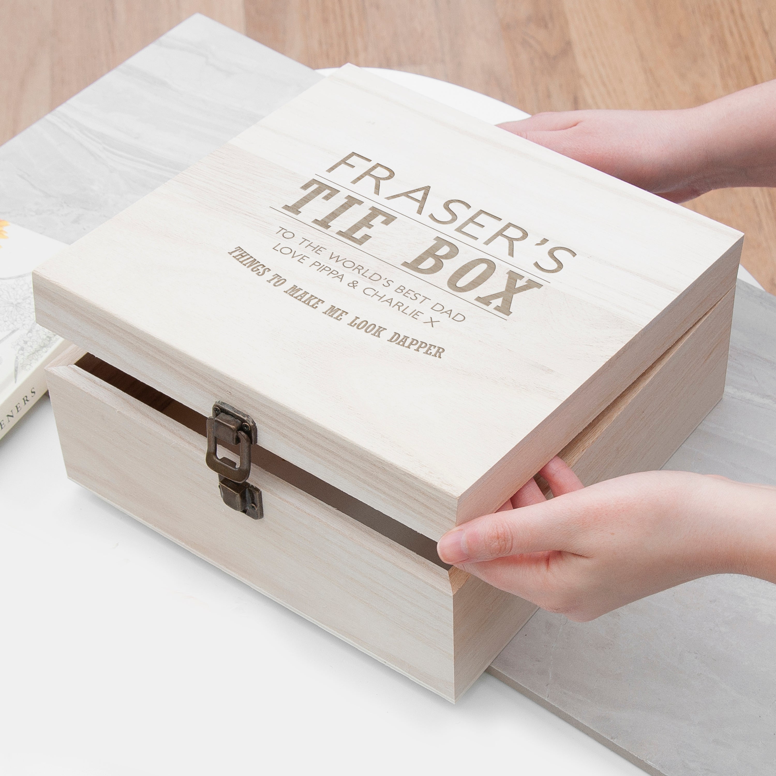 Personalised Tie Box