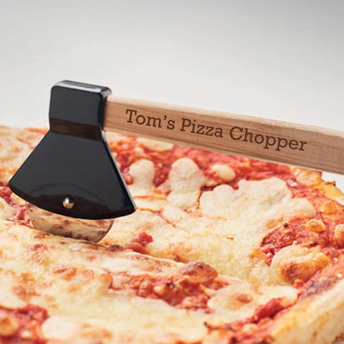 Personalised Axe Shaped Pizza Cutter Spesh Gifts