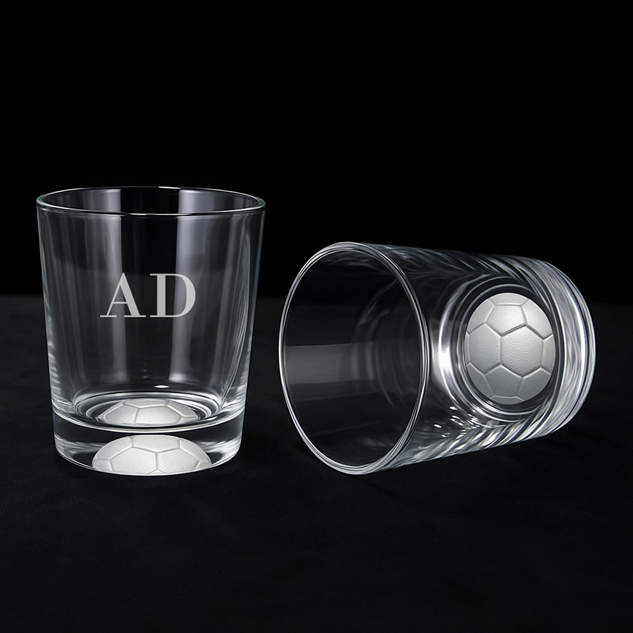 Monogrammed Football Tumbler