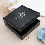 Personalised Luxury Black Garland Jewellery Box