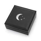 Midnight Black Moon and Stars Jewellery Box
