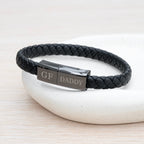 Personalised Men's USB-C to USB-A Charger Bracelet
