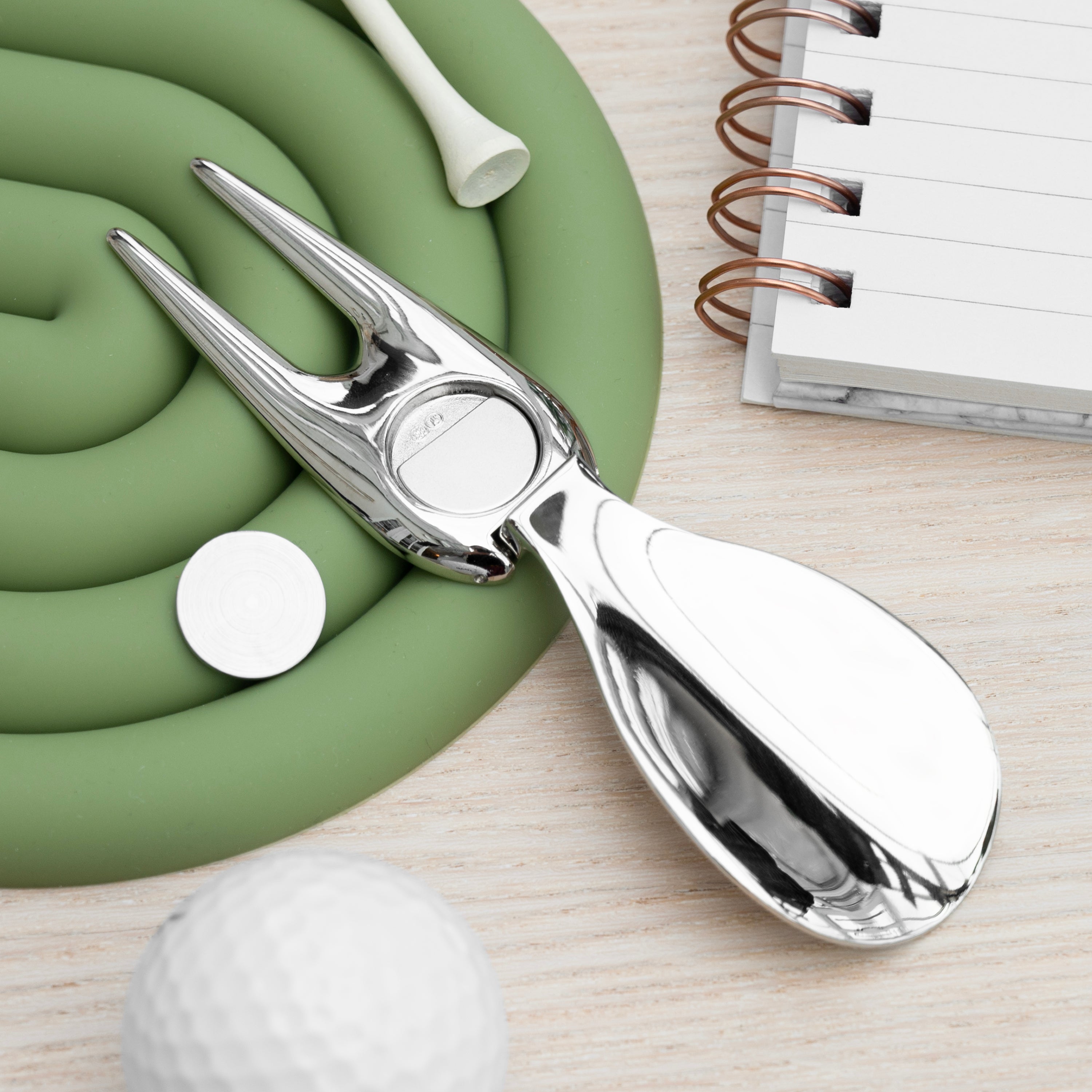 Personalised Golf Divot and Shoe Horn Multitool