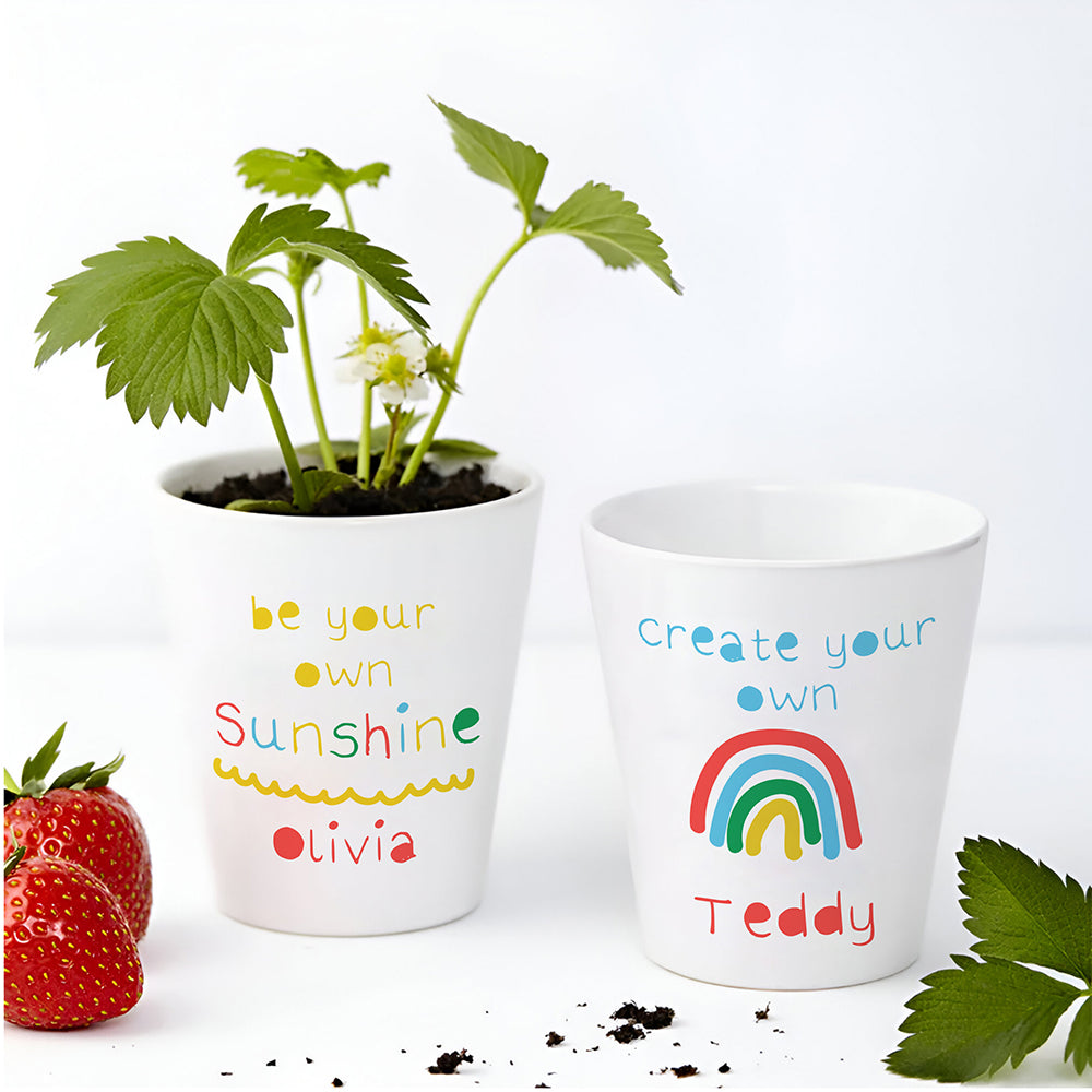 Personalised Kid's Sunshine Plant Pot