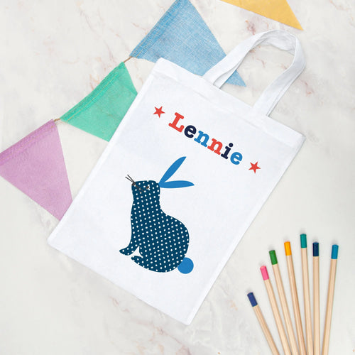 Personalised Child's Rabbit Party Bag Spesh Gifts
