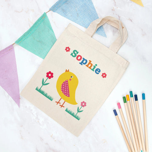 Personalised Child's Chick Party Bag Spesh Gifts