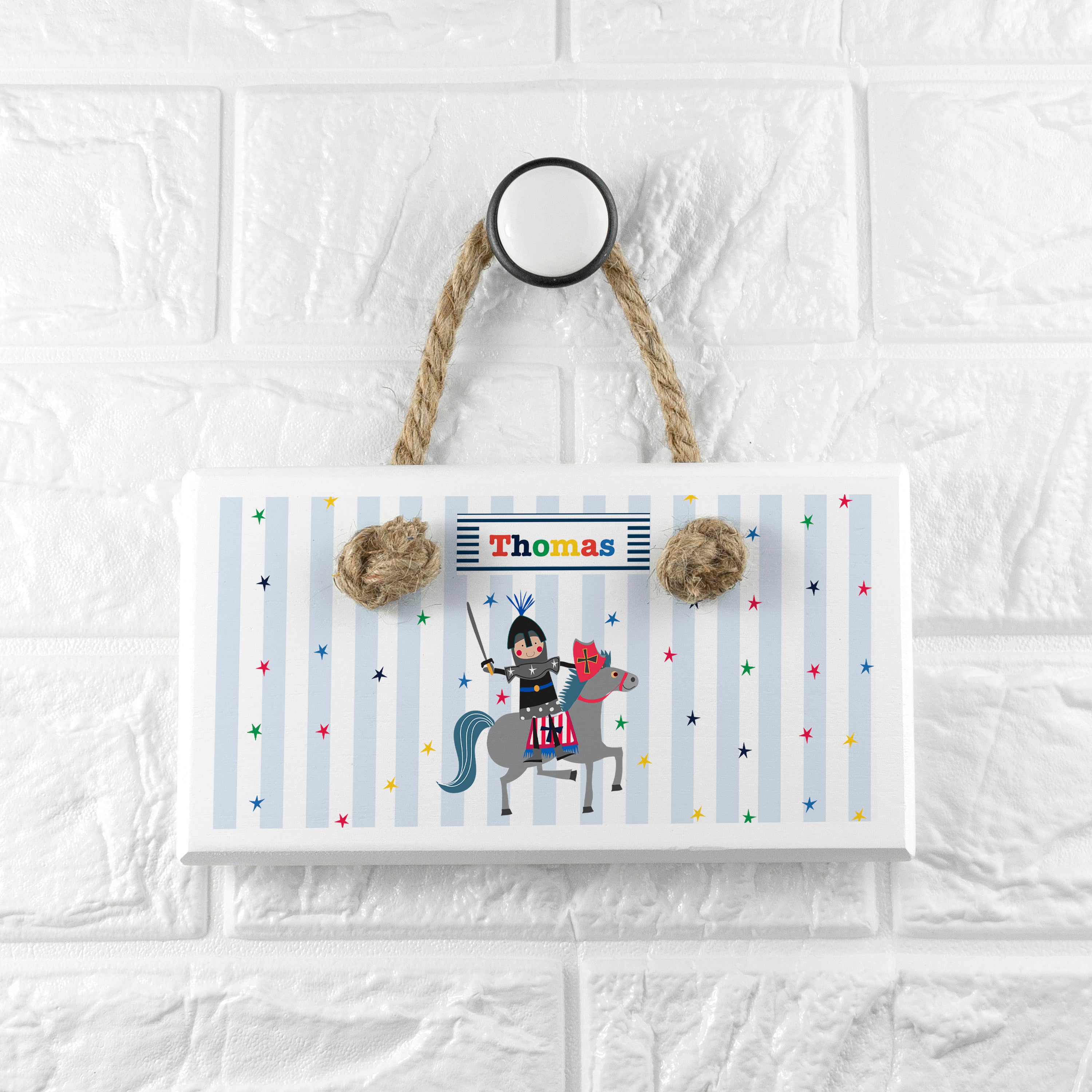 Personalised Kid€™s Knight Bedroom Door Sign