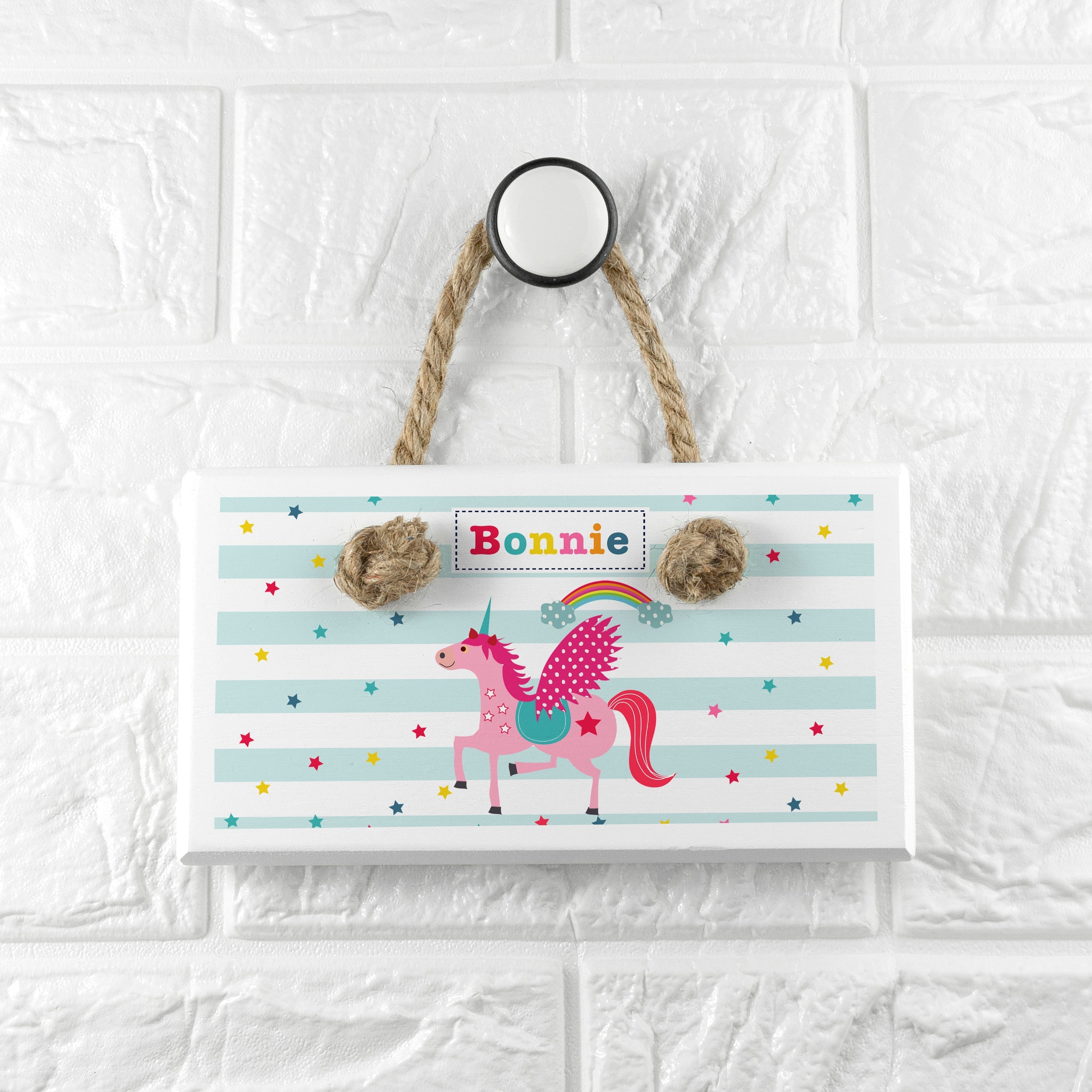 Personalised Kid€™s Unicorn Bedroom Door Sign