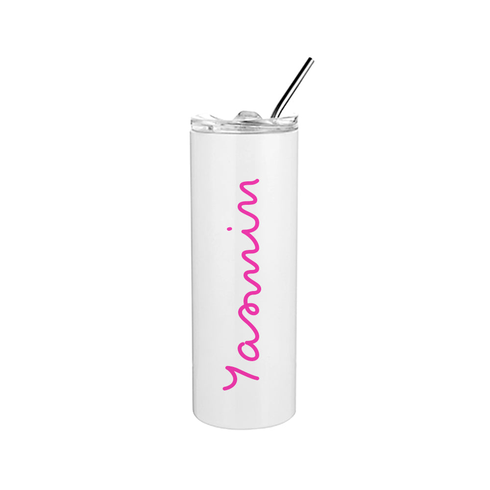 Personalised Summer Style Insulated Tumbler - Pink