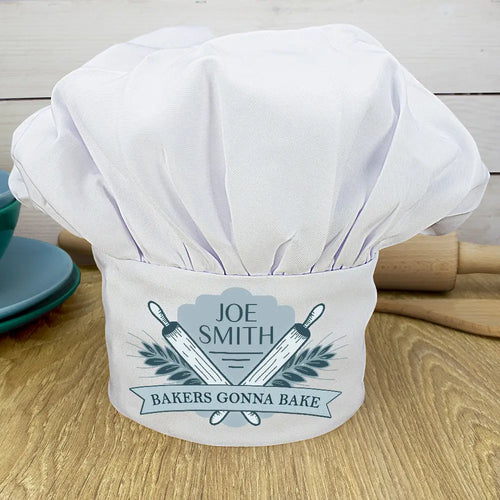 Personalised Bakers Gonna Bake Chef's Hat Spesh Gifts
