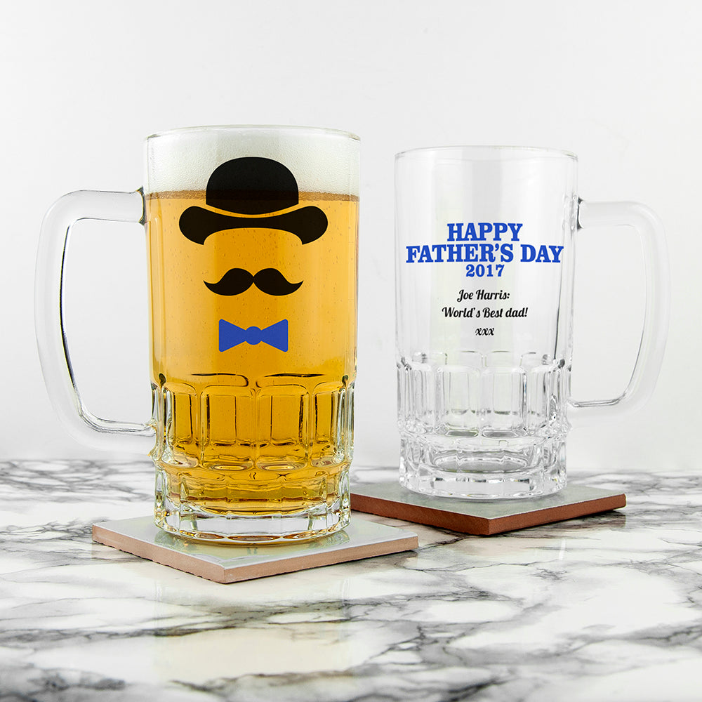 Personalised Gentleman Beer Tankard