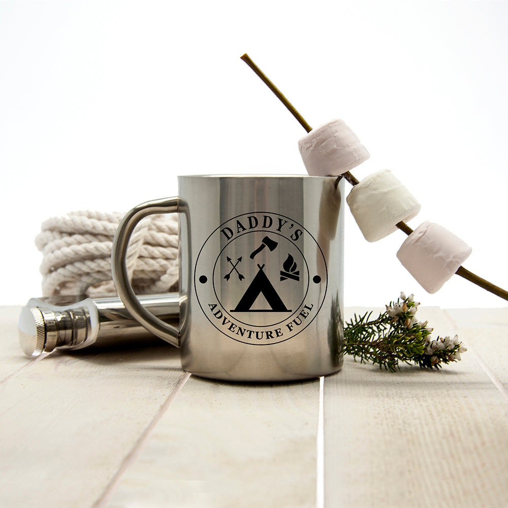 Personalised Gentlemen's Adventure Fuel Outdoor Mug