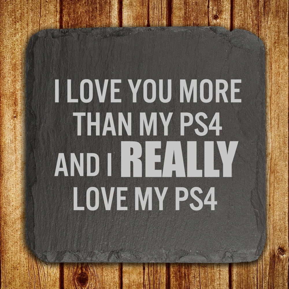 Personalised Love You More Than My Slate Keepsake