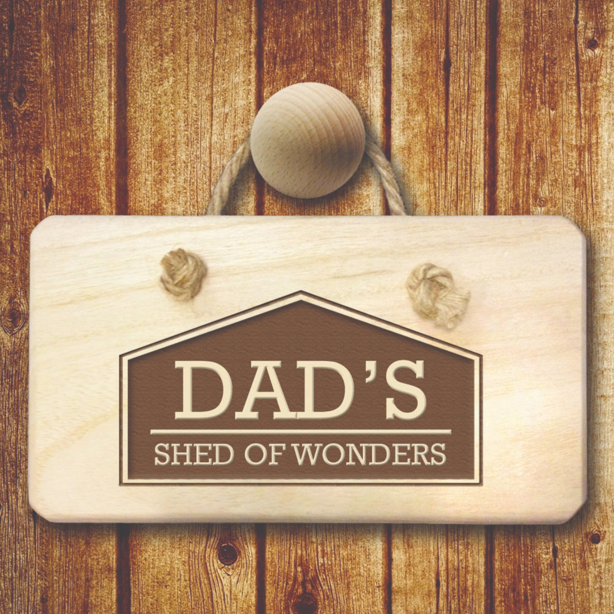 Personalised Wooden Hanging Sign
