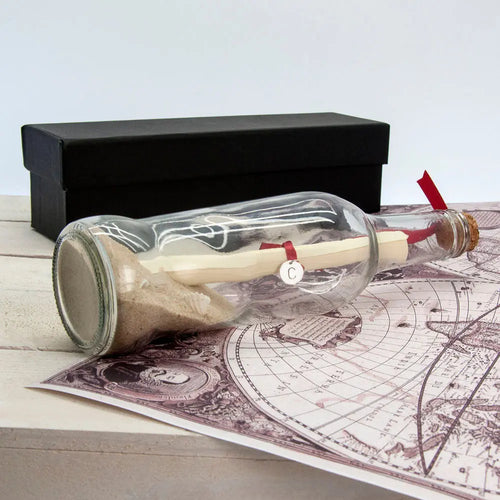 Decorative Message In A Bottle with Monogrammed Tag Spesh Gifts