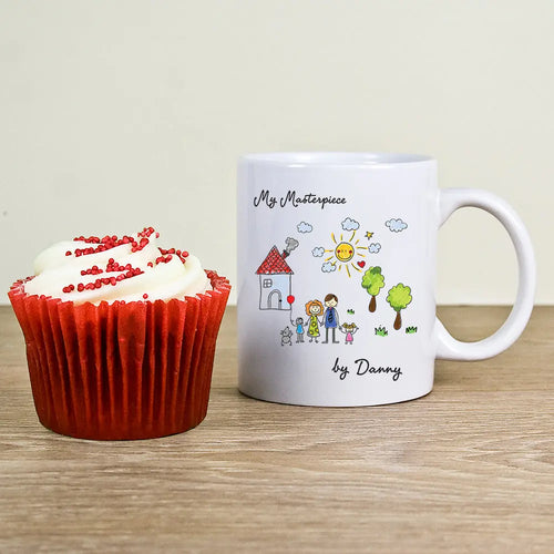My Mini Masterpiece Personalised Artwork Mug Spesh Gifts