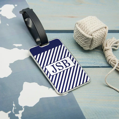 Monogrammed Nautical Luggage Tag Spesh Gifts