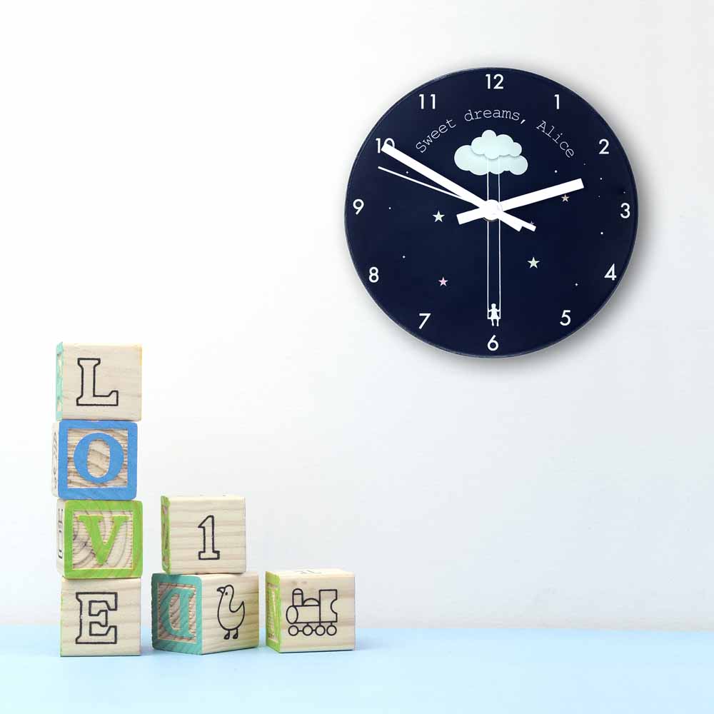 Personalised Sweet Dreams Wall Clock