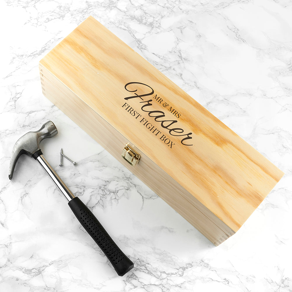 Personalised Classic Couples First Fight Box