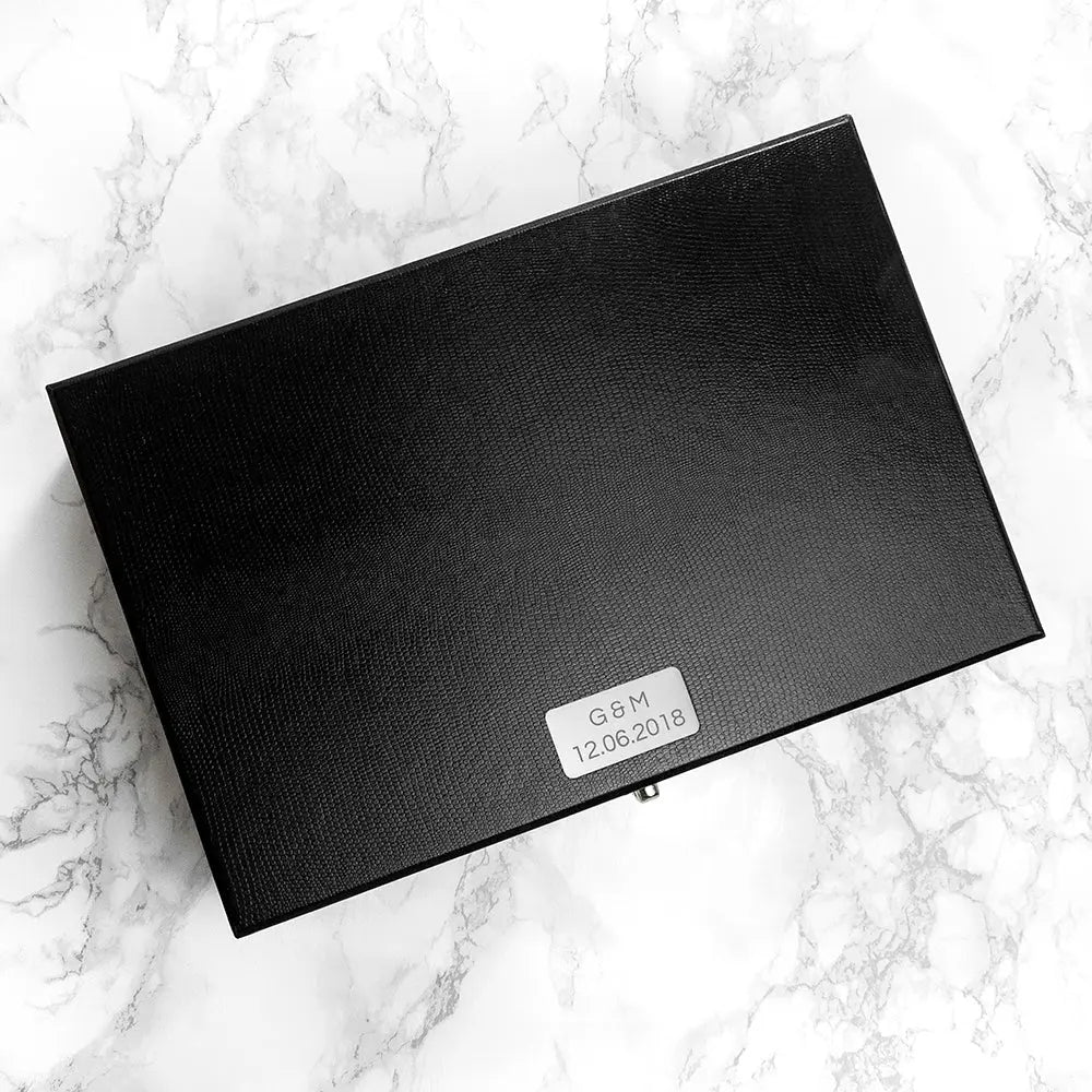 Personalised Watch and Cufflinks Box Spesh Gifts