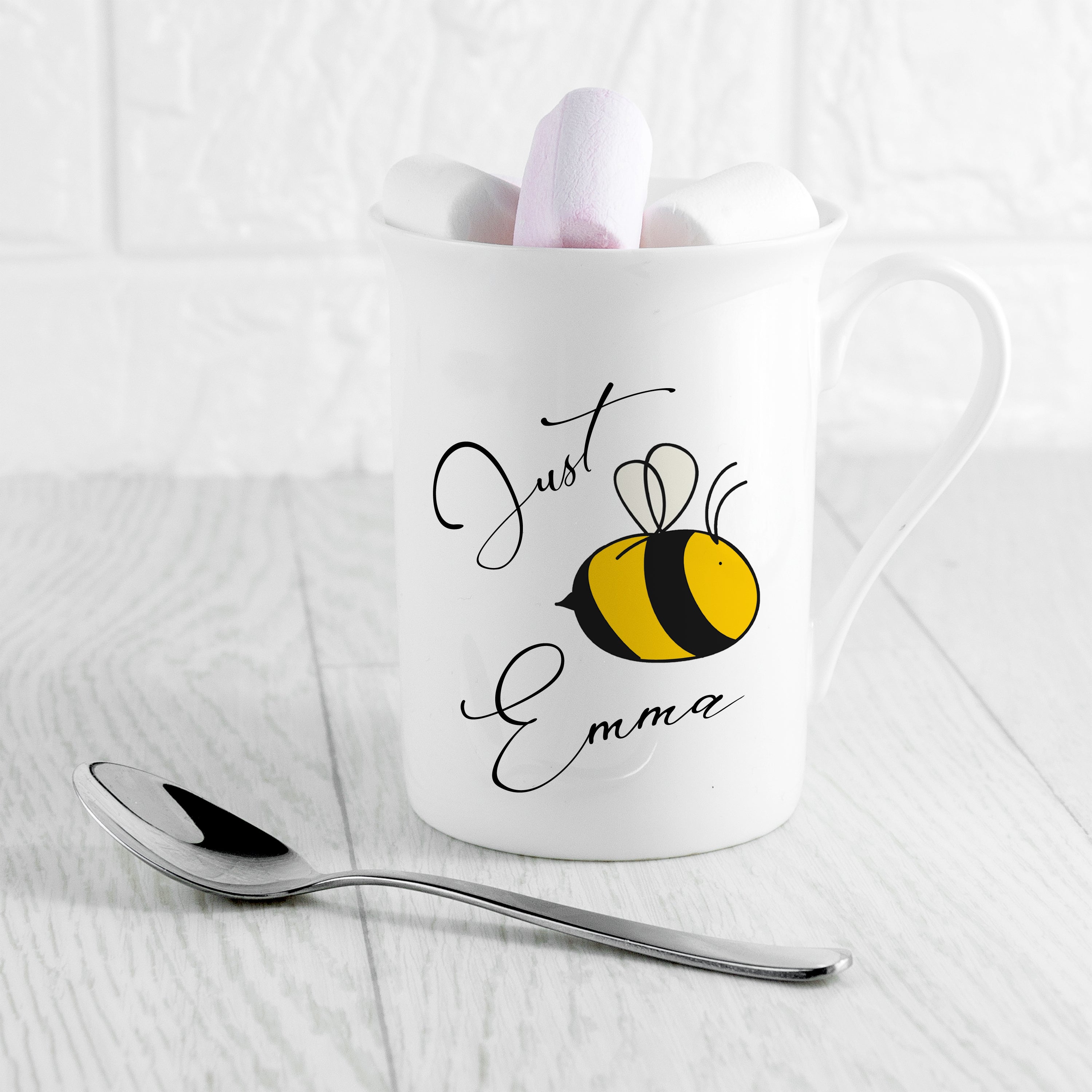 Personalised Just Bee You Bone China Mug