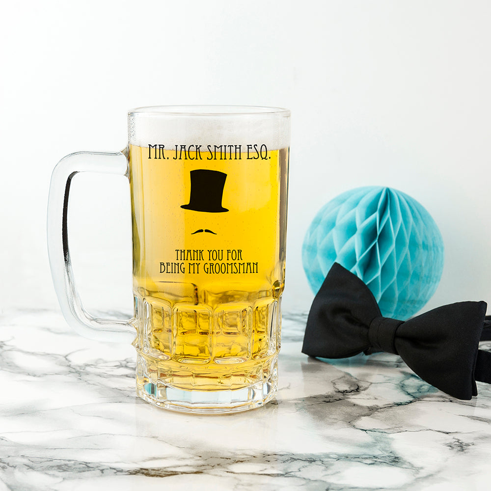 Personalised Groomsman Tankard