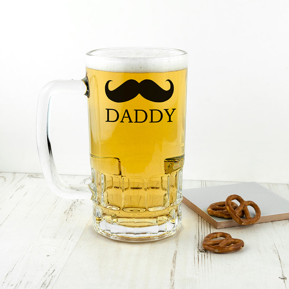 Personalised Moustache Tankard