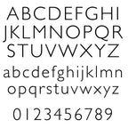 Standard English alphabet and digits in a sans-serif font on a white background