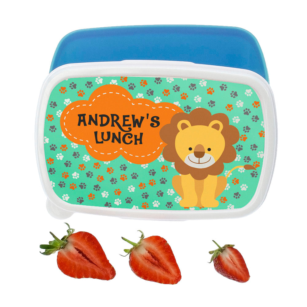Personalised My Little Lion Lunch Box