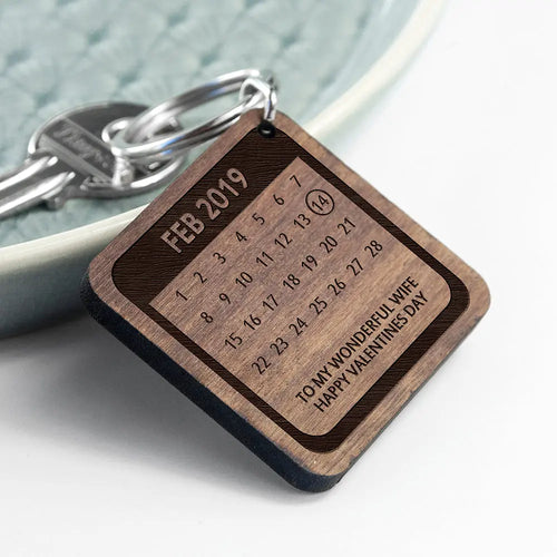 Personalised A Day To Remember Square Keyring Spesh Gifts