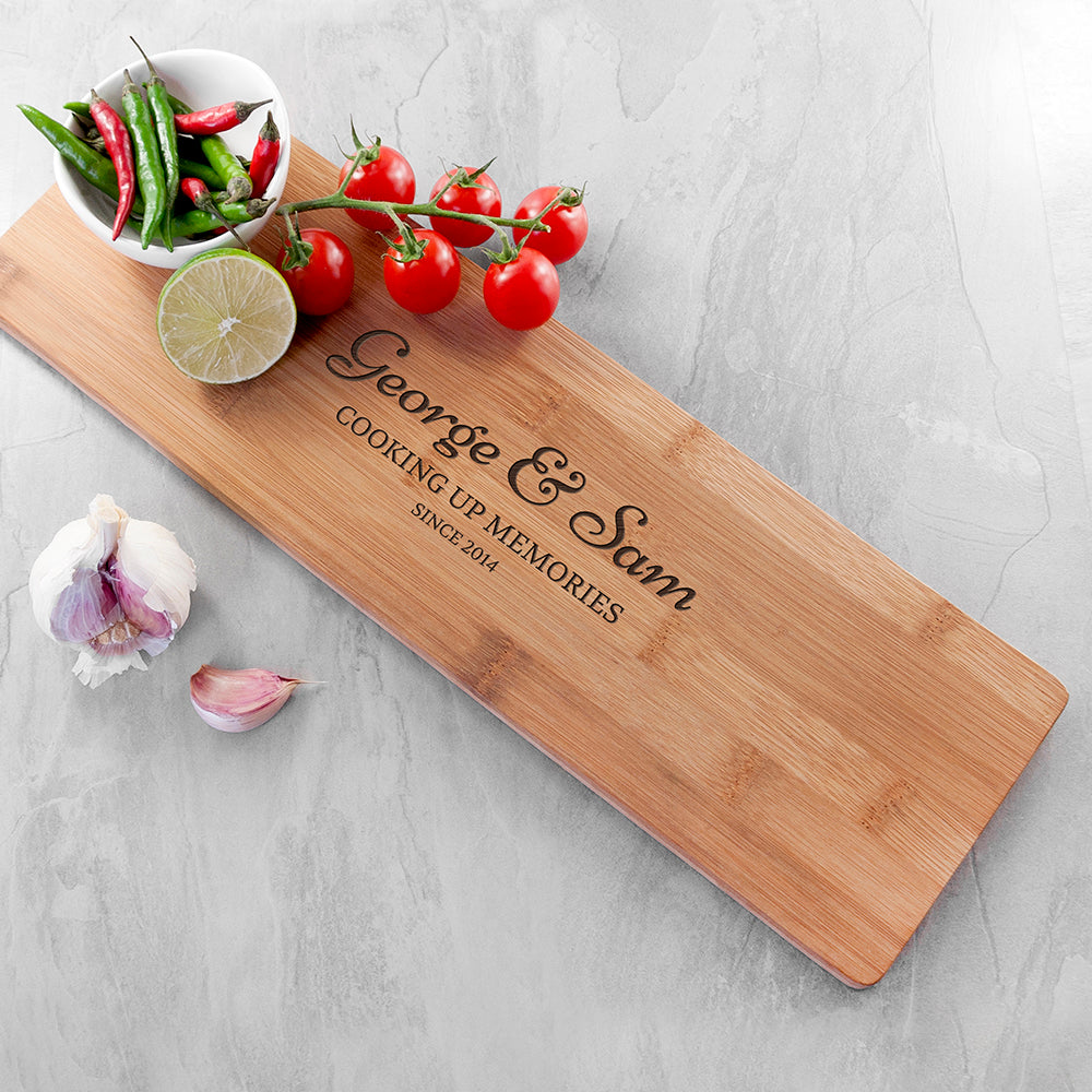Personalised Couple's Anniversary Serving Board